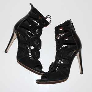 Rebecca Minkoff Gladiator Heels in Black